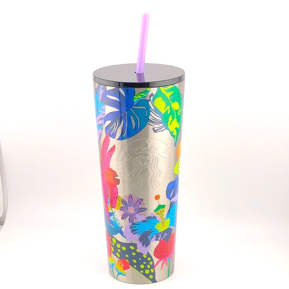 Starbucks Summer Immersive Florals 2023 Stainless Steel Tumbler 24oz